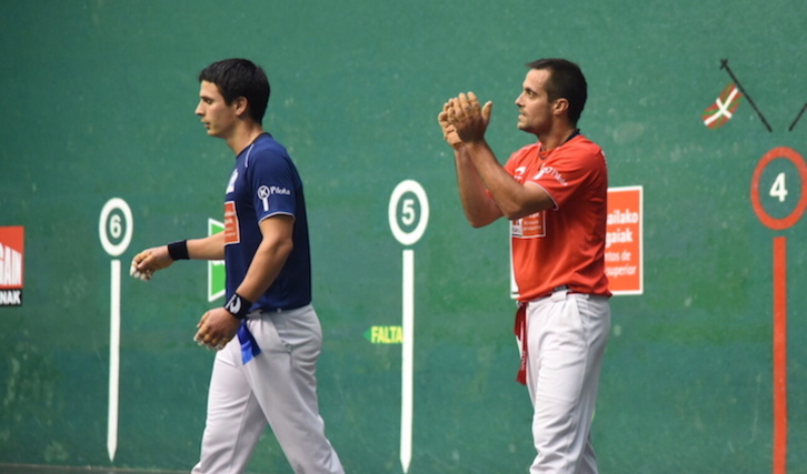 Retegi Bi eta Oinatz Bengoetxea. (Andoni CANELLADA / FOKU)