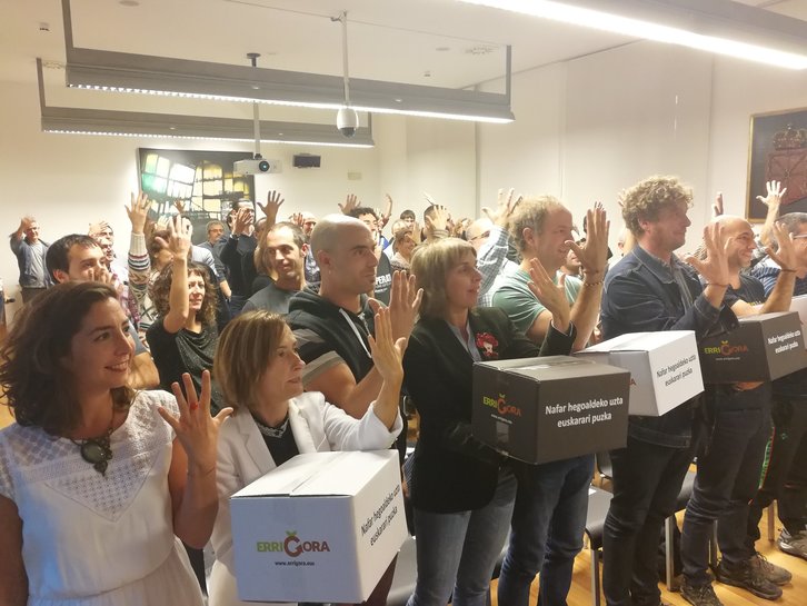 La campaña de Errigora cumple cinco años fomentando el euskara. (@MartxeloDiaz)