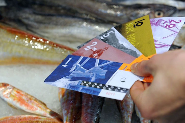 El eusko, la moneda local creada en 2013, es la más utilizada en Europa. (Gaizka IROZ/AFP)