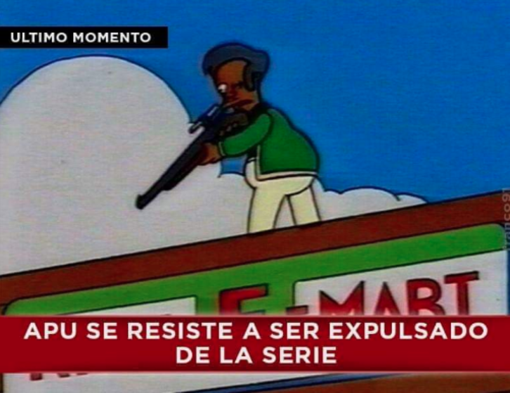 Imagen compartida por @LosSimpsonMX.