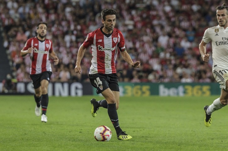 Markel Susaeta en un partido de la temporada 2018/2019 (Aritz LOIOLA/FOKU)