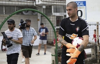Imagen de archivo del portero rojillo Ruben Martínez. (OSASUNA)