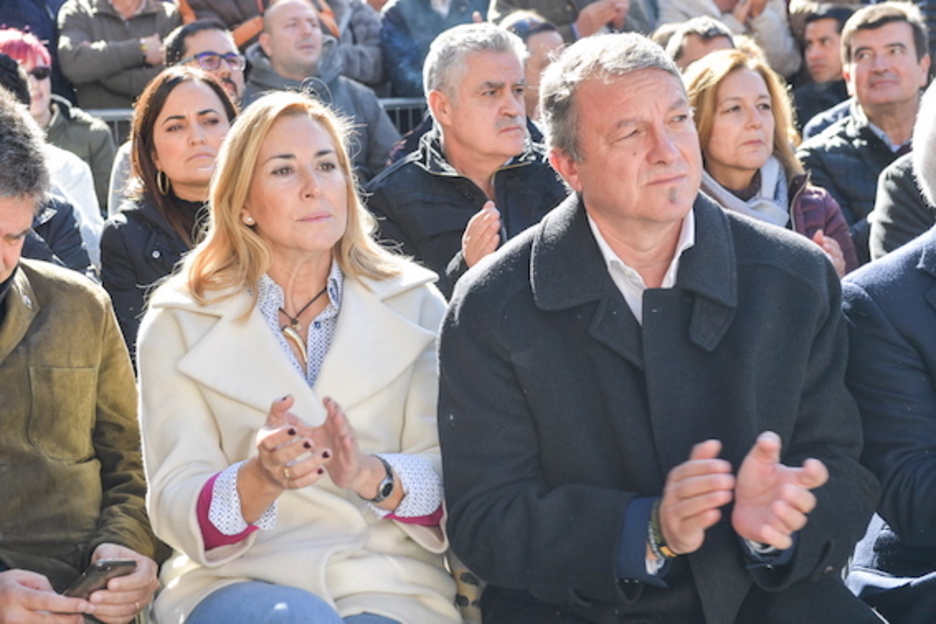 Ana Beltran Nafarroako PPko burua ere Altsasun izan da. (Idoia ZABALETA/FOKU) Ana Beltran Nafarroako PPko burua ere Altsasun izan da. (Idoia ZABALETA/FOKU)