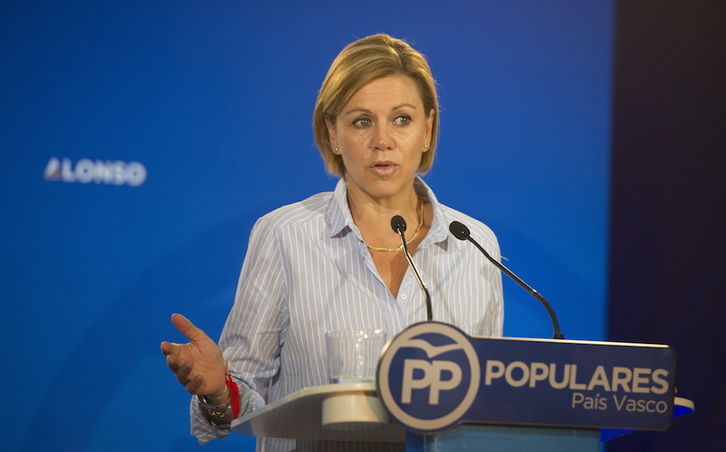 La ex secretaria general del PP, María Dolores de Cospedal, será una de las primeras personas en comparacer como testigo. (Raúl BOGAJO / FOKU)