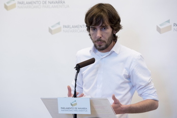 Mikel Buil, en una anterior comparecencia. (Iñigo URIZ / FOKU)