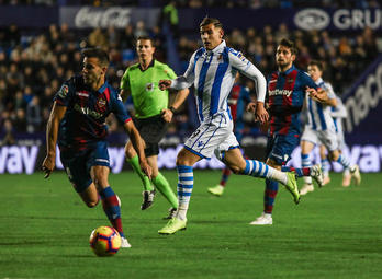 Theo ha anotado el tanto del empate. (LA OTRA FOTO)