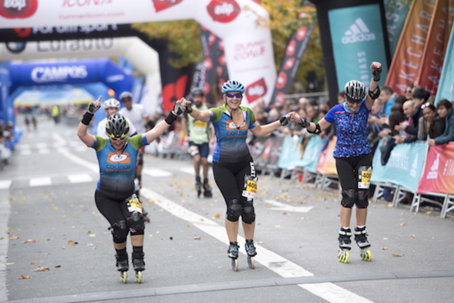 Eta badelako, bakarka aritu beharrean, taldea nahiago duenik. (Juan Carlos RUIZ/FOKU)