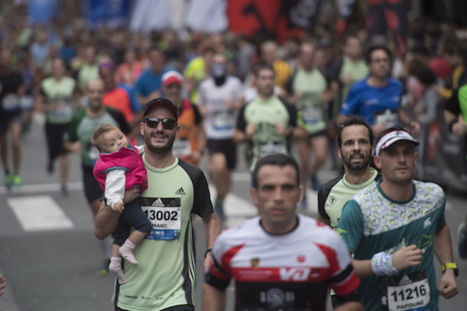 Bizitzako lehenengo Behobia. (Juan Carlos RUIZ/FOKU)