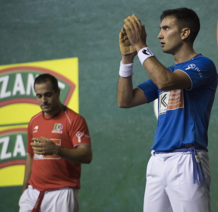 Urruti, pozik neurketa irabazita. (Juan Carlos RUIZ/FOKU)