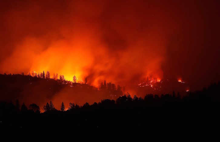 Los incendios de California ya han dejado 56 muertos. (Justin SULLIVAN / AFP)