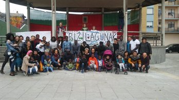 Berriatuan ‘Bizilagunak’ egitasmoak bildutako lagunak. (@BerriatuakoUdala)