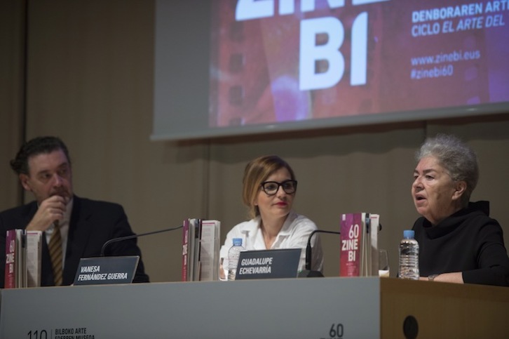 Presentación de ‘El arte del tiempo’. (Monika DEL VALLE/FOKU).