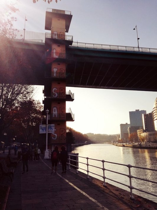 La Salveko zubia gaur goizean. (@Ernai)