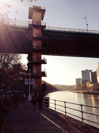 La Salveko zubia gaur goizean. (@Ernai)