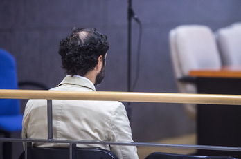 El exprofesor condenado, en una de las sesiones del juicio. (Marisol RAMIREZ/FOKU)