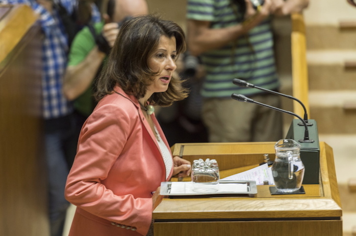 La parlamentaria del PP Laura Garrido, en una imagen de archivo. (Juanan RUIZ/FOKU)