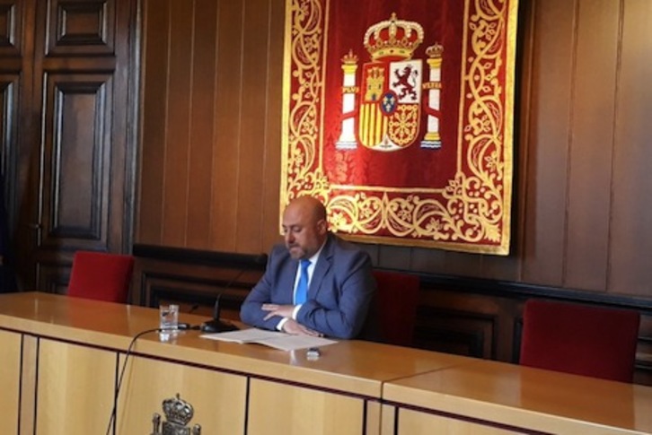 El delegado del Gobierno español en Nafarroa, José Luis Arasti. (DELEGACIÓN DEL GOBIERNO ESPAÑOL EN NAFARROA)