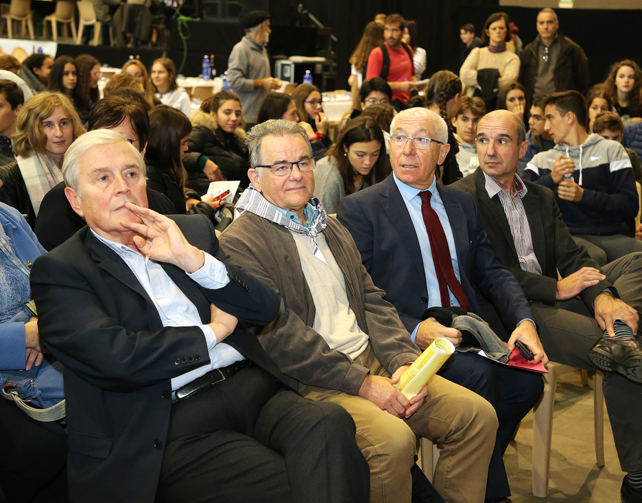 Jean-René Etchegaray était présent à Lurrama le 16 novembre 2018. © Bob EDME