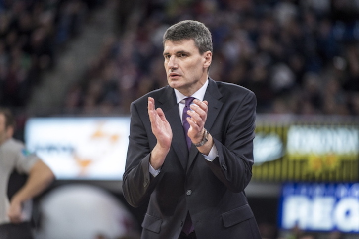Perasovic entrenará a Baskonia por tercera vez tras la destitución de Pedro Martínez. (Jaizki FONTANEDA/FOKU)