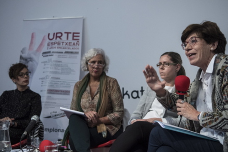 Las juristas Izko, Biurrun, Rodríguez y Barber. (Jagoba MANTEROLA/FOKU)