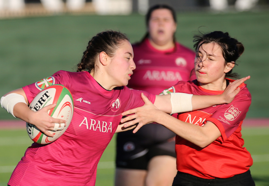 Udalbiltza cherche à renforcer la cohésion entre les territoires du Pays Basque et à consolider les liens entre les joueuses. ©Bob EDME