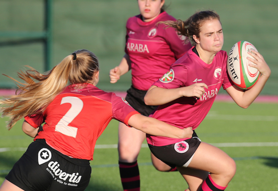 Il s’agit de la deuxième rencontre organisée entre les équipes féminines. ©Bob EDME