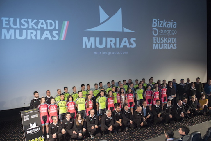Presentación conjunta el pasado enero de Euskadi_murias y Bizkaia-Durango. (Juan Carlos RUIZ / FOKU)