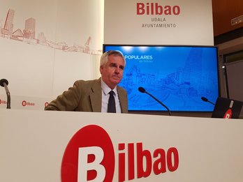 Luis Eguíluz, en su comparecencia de hoy.