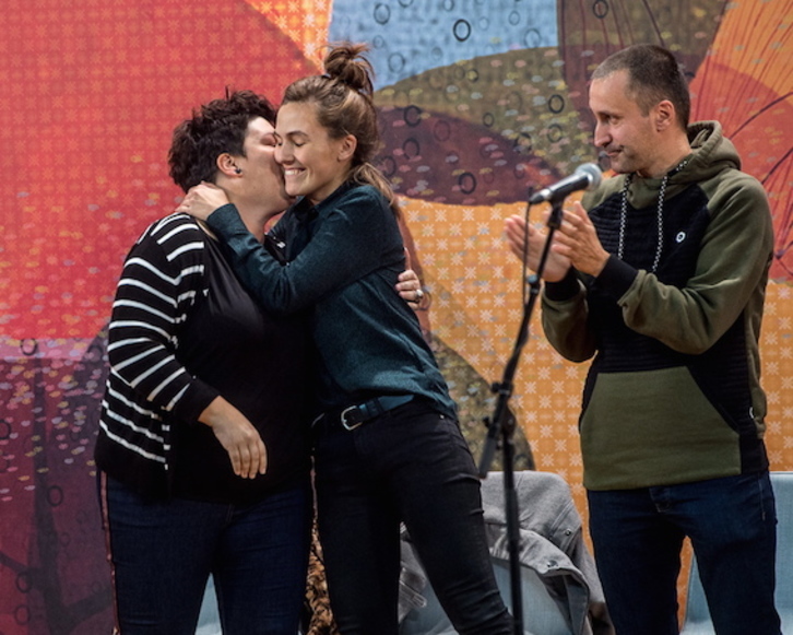 Nerea Ibarzabal, pozik. (Marisol RAMIREZ/FOKU)