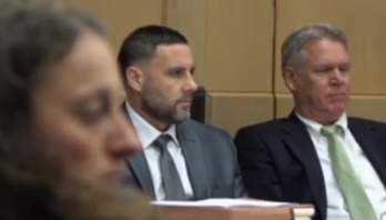 Pablo Ibar, en el arranque de la vista oral.