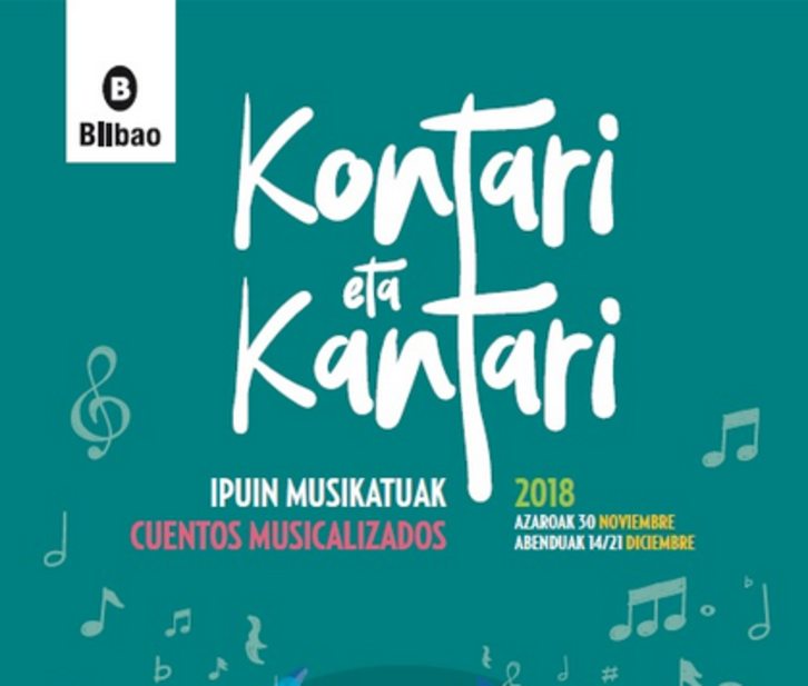 ‘Kontari eta Kantari’ programako kartela. (BILBOKO UDALA).