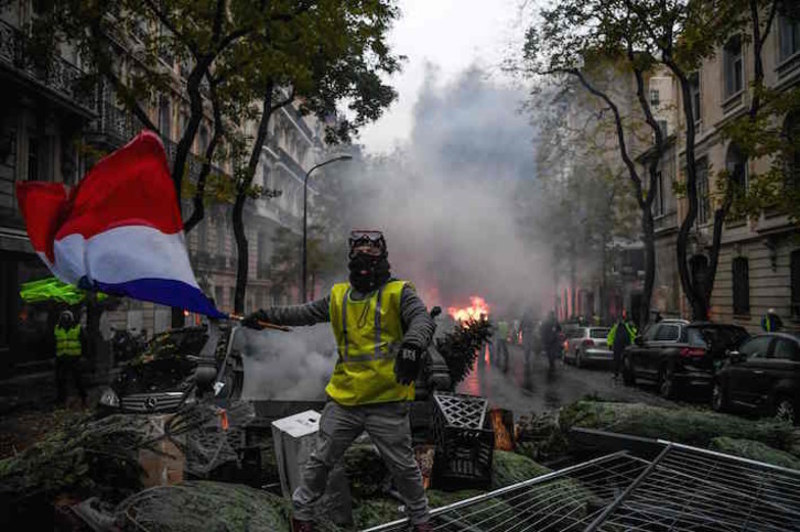 Las protestas en París han dejado más de 180 detenidos. (Alain JOCARD/AFP)