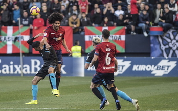 Garaipen sufritua lortu du Osasunak etxean. (FOKU)