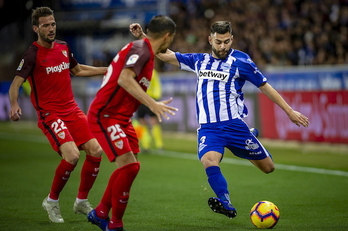 A pesar de haberlo intentado, los babazorros no han podido sumar los tres puntos. (Jaizki FONTANEDA/FOKU)