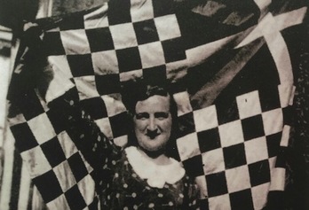 Bittori Etxeberria, en una fotografía de época.