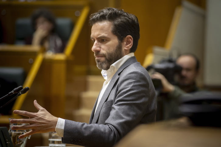 Borja Sémper es parlamentario en la Cámara de Gasteiz. (Jaizki FONTANEDA/FOKU)