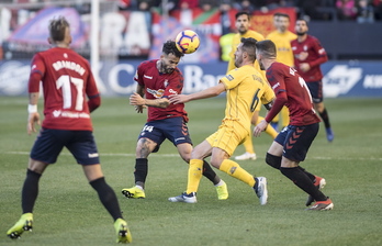 Los rojillos suman cinco victorias consecutivas en El Sadar. (Jagoba MANTEROLA/FOKU)