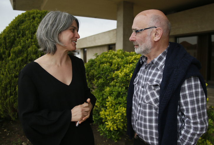 Anaiz Funosas eta Mixel Berhokoirigoin. (Bob EDME)