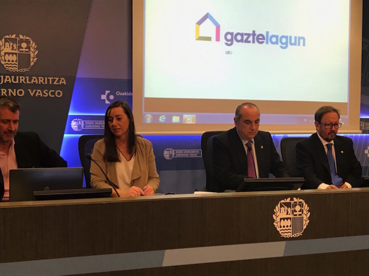 Gaztelagun programa aurkezteko agerraldia, Bilbon. (IREKIA)