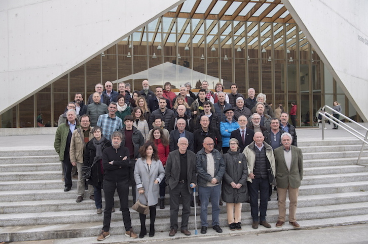 Foro de familia de los impulsores de Demokrazia Bai!. (Juan Carlos RUIZ/FOKU)