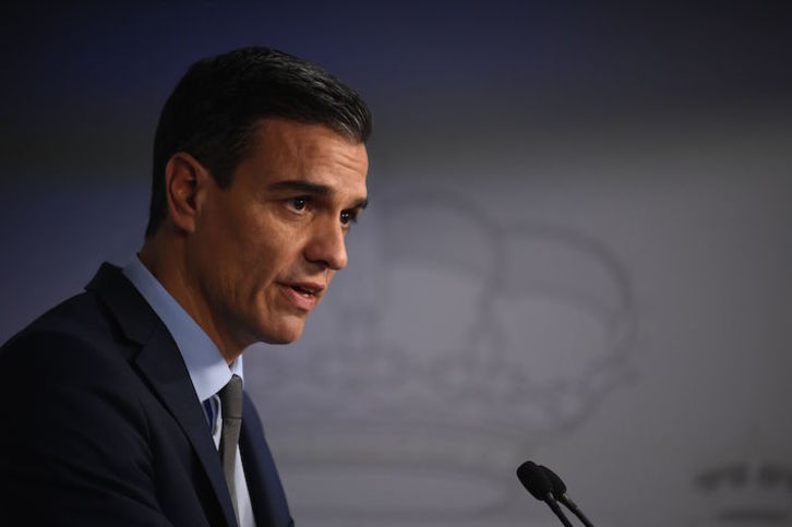 Pedro Sánchez, presidente del Gobierno español. (John THYS/AFP)