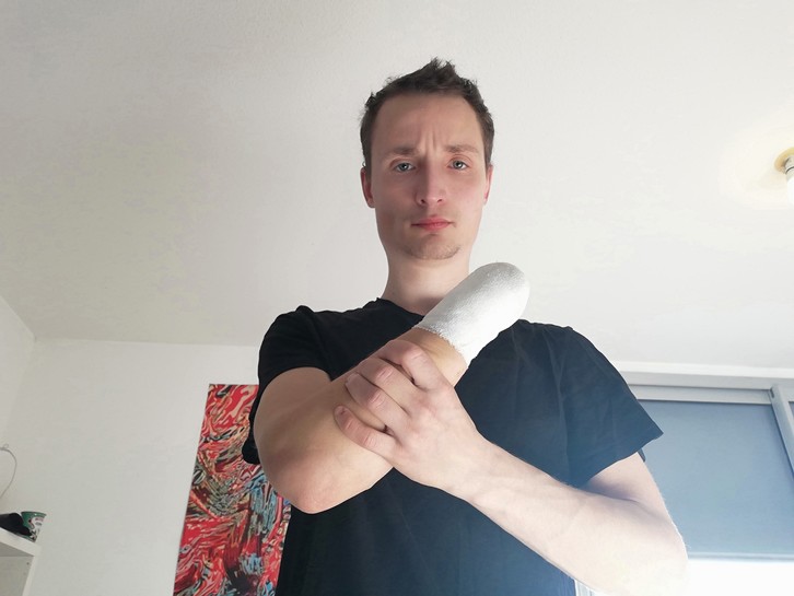 El joven de Baiona Antoine Boudinet. (MEDIABASK)