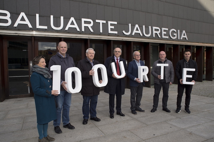 Iruñeko Baluarte jauregian egingo du nazioarteko biltzarra Euskaltzaindiak. (Iñigo URIZ/FOKU)