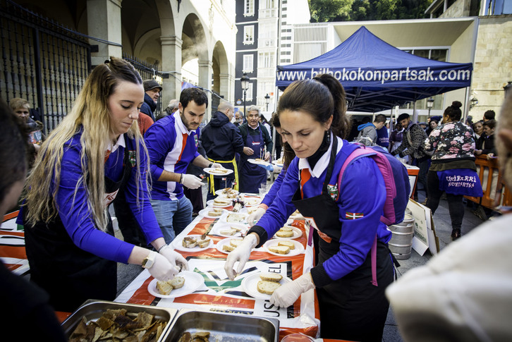 San Tomas eguneko festa. (Bilboko Konpartsak)