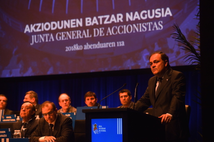 Realaren Akziodunen Batzar Orokorra. (Jon URBE/FOKU)