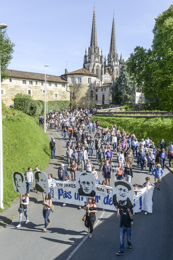 Manifestation contre les longues peines