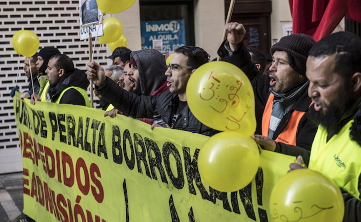 LAB ha criticado la represión contra movilizaciones, como la huelga de Huerta de Peralta. (Jagoba MANTEROLA/FOKU)