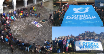 Hamaika ekimen egin dira herriz herri presoen alde.