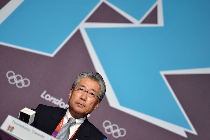 Tsunekazu Takeda, presidente del Comité Olímpico Japonés. (Gabriel BOUYS / AFP) 