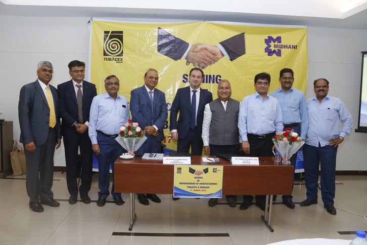 Tubacex y la compañía india de aceros especiales Midhani han suscrito un acuerdo. (Tubacex)
